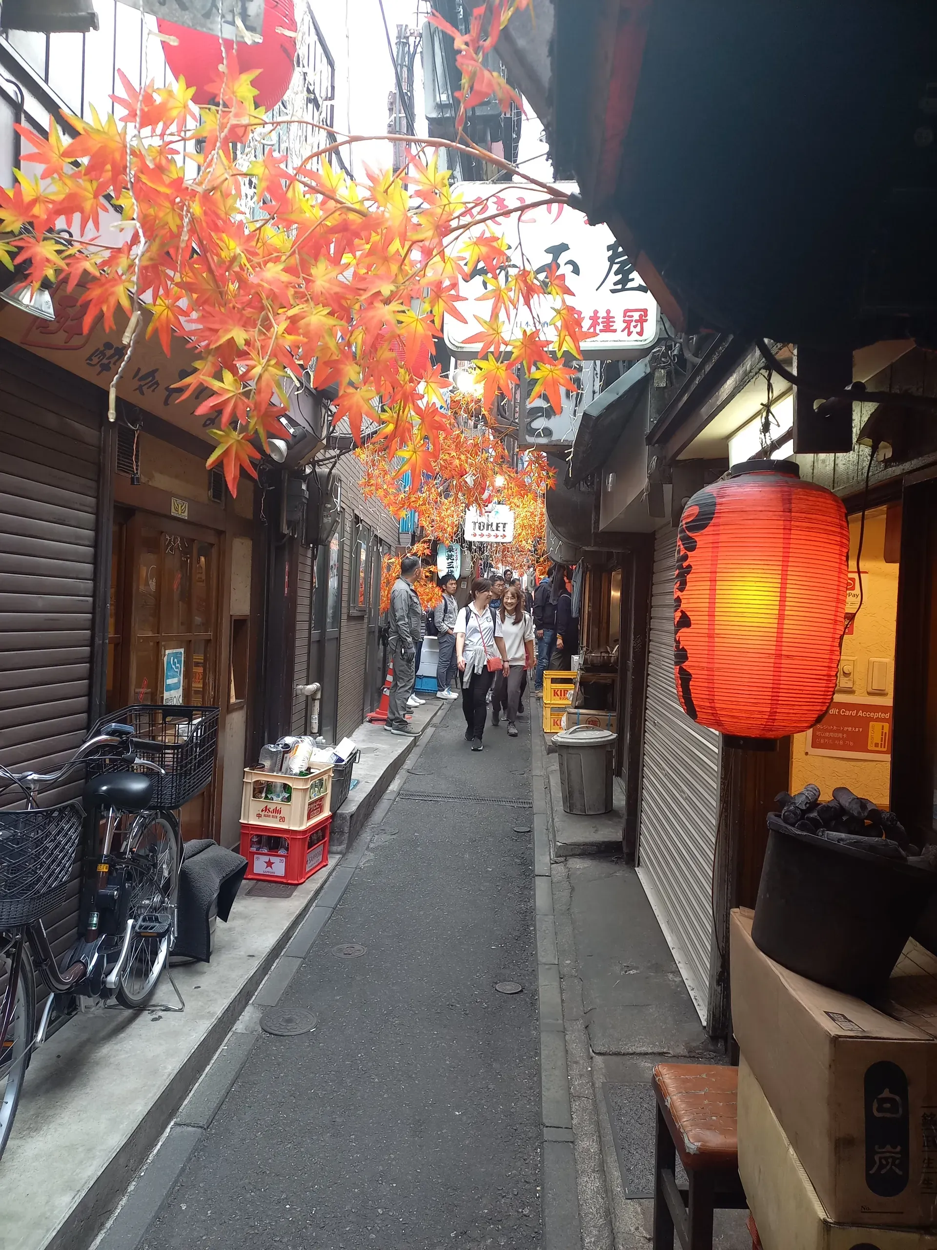 Une rue automnale à Asakusa, Tokyo